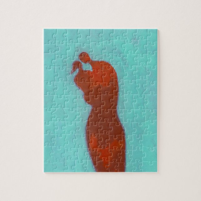 Couple Embracing Jigsaw Puzzle (Vertical)