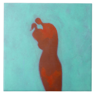 Couple Embracing Tile