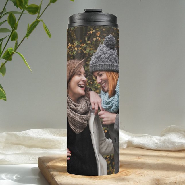 Couple Engagement Photo Thermal Tumbler (Creator Uploaded)