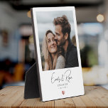 Couple Engagement Rose Gold Heart Keepsake Plaque<br><div class="desc">Celebrate your love story with our Couple Engagement Announcement Gold Heart Keepsake Photo Plaque! Featuring a modern and elegant rose gold heart design, this plaque is the perfect way to announce your engagement or commemorate this special moment. Personalize it with your favourite photo and custom text to make it truly...</div>
