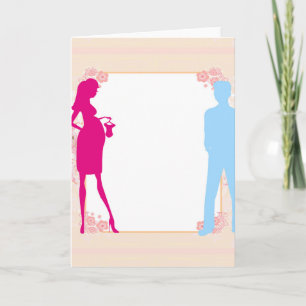 couple expecting baby announcement