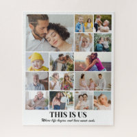 Couple Family Photo Collage 15 Pictures 8x10 16x20