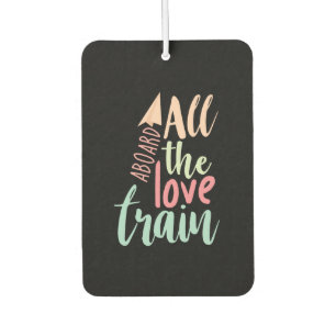Couple Gift All The Love Train Air Freshener