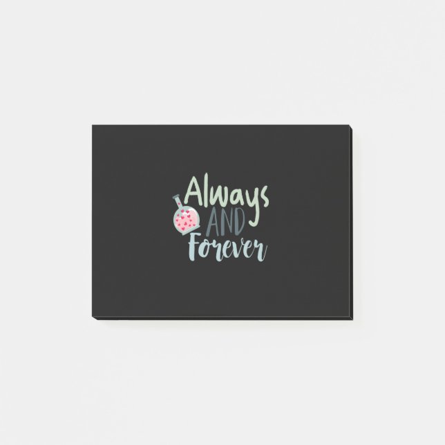 Couple Gift Always And Forever Post-it Notes (Front)