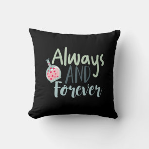 Couple Gift Always And Forever Throw Pillow