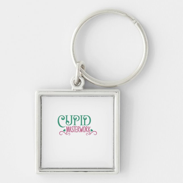 Couple Gift Cupid Masterwork Keychain (Front)