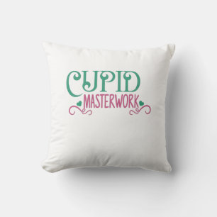 Couple Gift Cupid Masterwork Throw Pillow