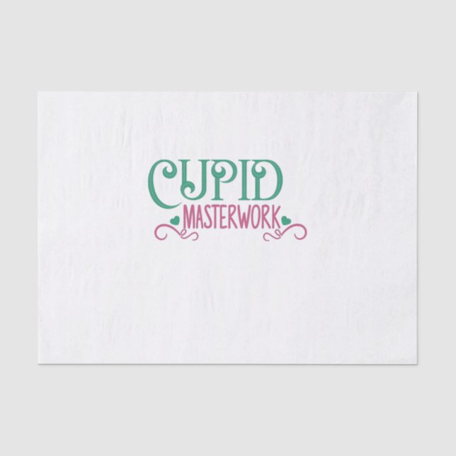 Couple Gift Cupid Masterwork Tissue Paper (Front)