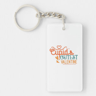 Couple Gift Cupid's Cutest Valentine Keychain