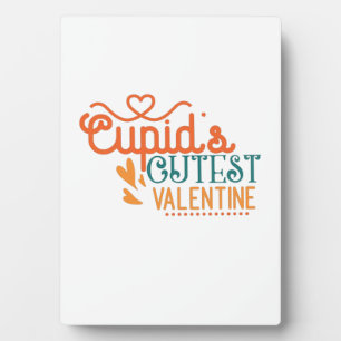 Couple Gift Cupid's Cutest Valentine Plaque