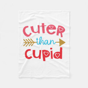 Couple Gift Cuter Than Cupid Fleece Blanket
