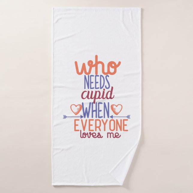 Couple Gift Everyone Loves Me Bath Towel (Bath Towel)