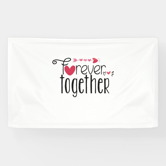 Couple Gift Forever Together Banner (Horizontal)