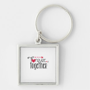 Couple Gift Forever Together Keychain