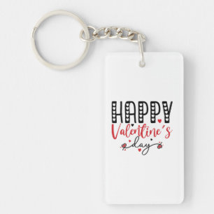 Couple Gift Happy Valentine Day Keychain