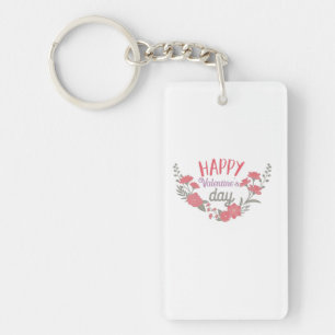 Couple Gift Happy Valentine's Day Keychain