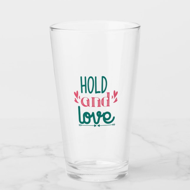 Couple Gift Hold And Love Glass (Front)