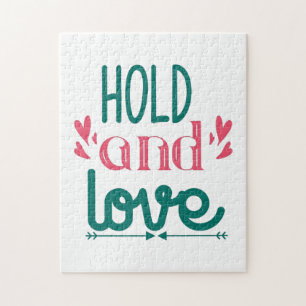 Couple Gift Hold And Love Jigsaw Puzzle