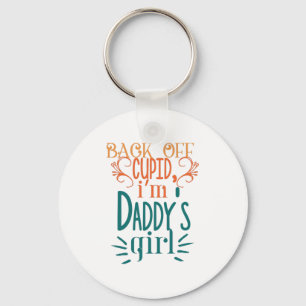 Couple Gift I Am Daddy Girl Keychain