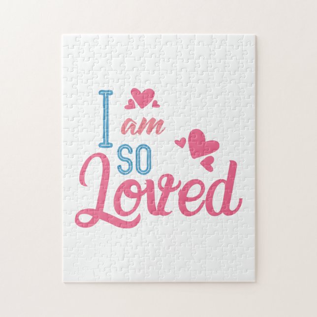 Couple Gift I Am So Loved Jigsaw Puzzle (Vertical)