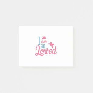 Couple Gift I Am So Loved Post-it Notes