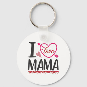 Couple Gift I Love Mama Keychain