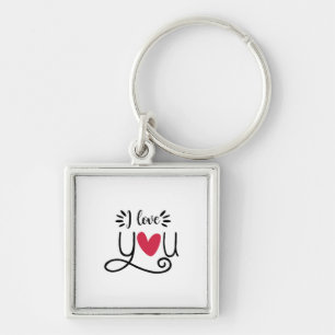 Couple Gift I Love You Keychain
