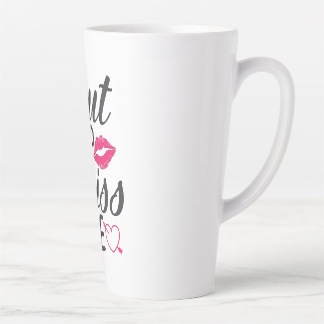 Couple Gift Kiss Me Latte Mug (Right)