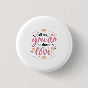 Couple Gift Let's All That You Do 1 Inch Round Button