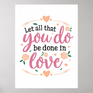 Couple Gift Let's All That You Do Poster