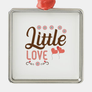 Couple Gift Little Love Metal Ornament