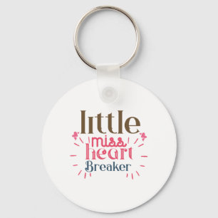 Couple Gift Little Miss Heart Keychain