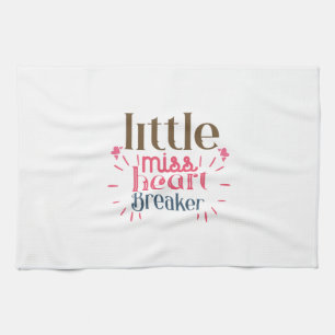 Couple Gift Little Miss Heart Kitchen Towel