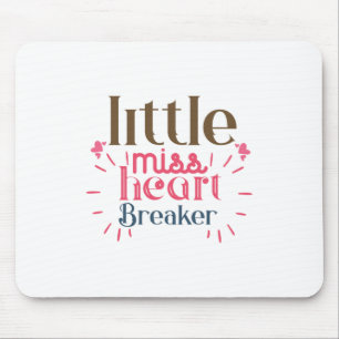 Couple Gift Little Miss Heart Mouse Pad