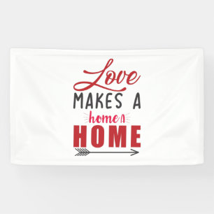 Couple Gift Love Makes A Home Banner