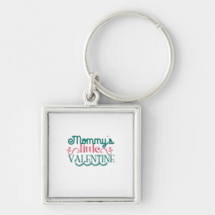Couple Gift Mommy's Little Valentine Keychain