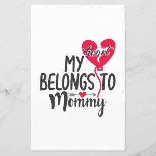 Couple Gift My Heart Belongs To Mommy