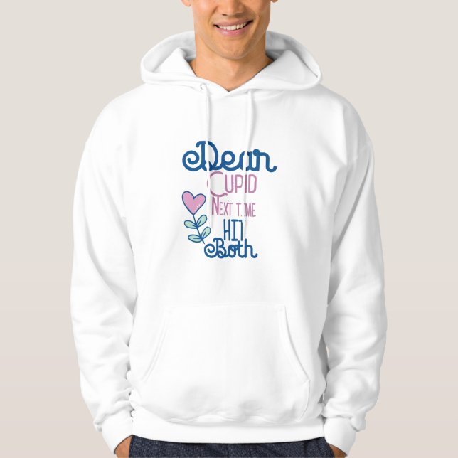 Couple Gift Next Time Hit Both Hoodie (Front)