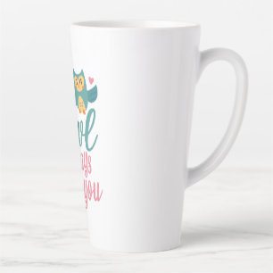 Couple Gift Owl Always Love You Latte Mug