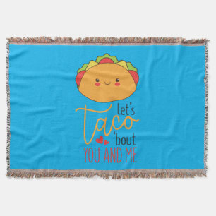 Couple Gift Tacos You And Me Throw Blanket