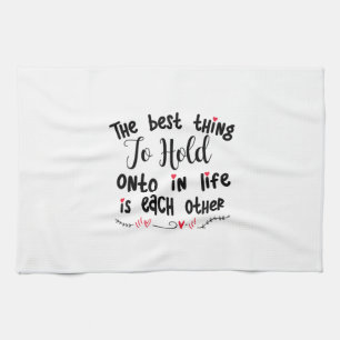 Couple Gift The Best Thing To Hold Kitchen Towel