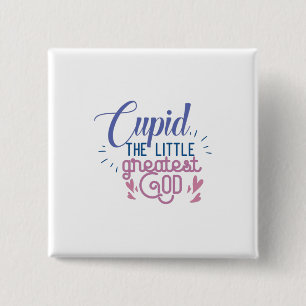 Couple Gift The Little Greatest God 2 Inch Square Button
