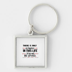 Couple Gift There Is Only One Happiness Keychain