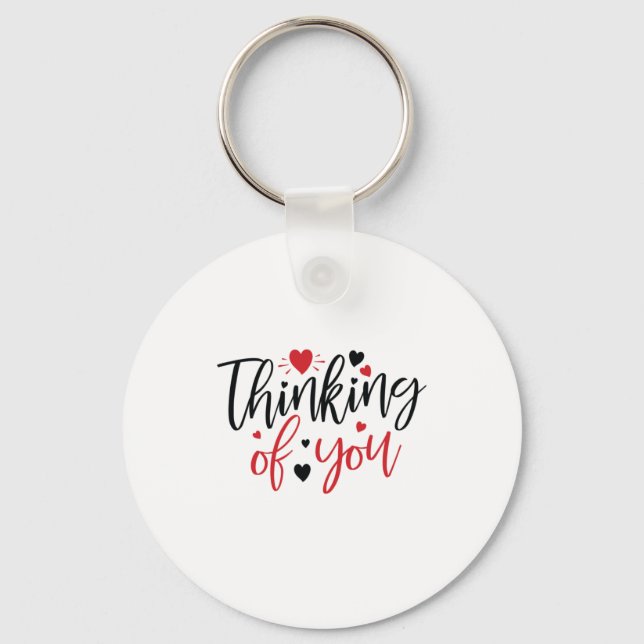 Couple Gift Thinking Of You Keychain (Front)