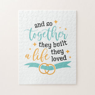 Couple Gift Together They Built A Life Jigsaw Puzzle