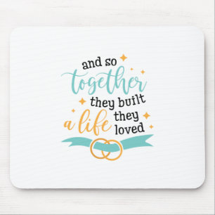 Couple Gift Together They Built A Life Mouse Pad