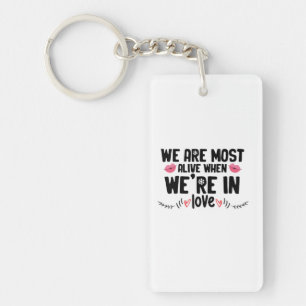 Couple Gift We Are In Love Keychain