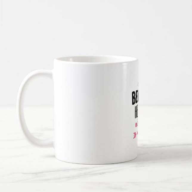 Couple Gift We Love Because He First Coffee Mug (Left)