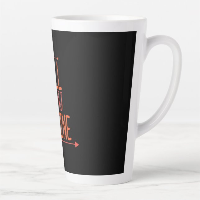 Couple Gift Will You Be Mine Latte Mug (Right)