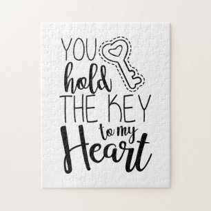 Couple Gift You Hold The Key To My Heart Jigsaw Puzzle